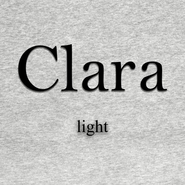 Clara Name meaning by Demonic cute cat